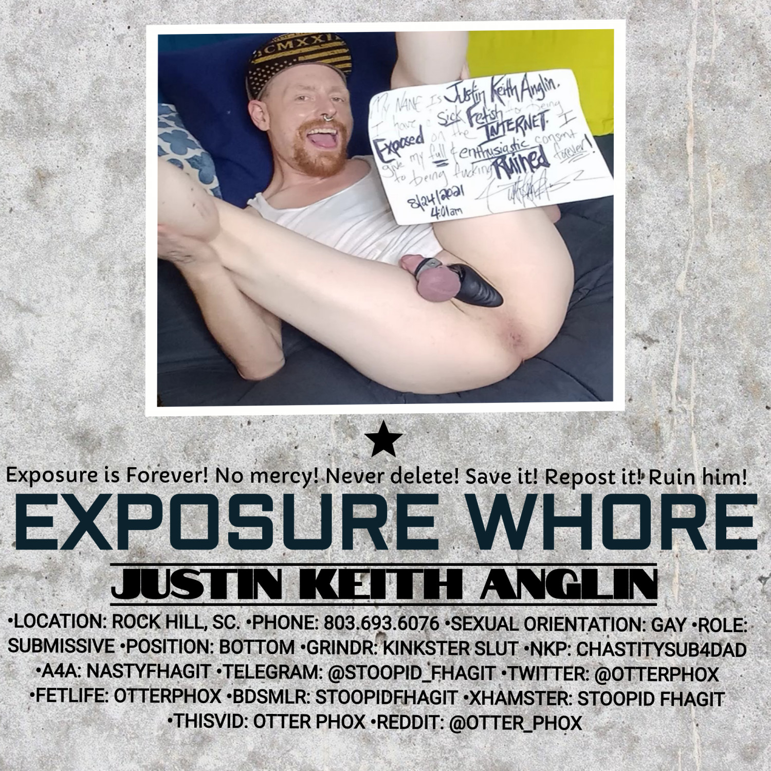 Exposed Faggot Justin Keith Anglin #BUl3cIFz