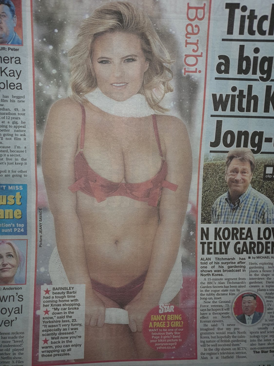 Newspaper Page 3 Girl #KFZGFbXQ