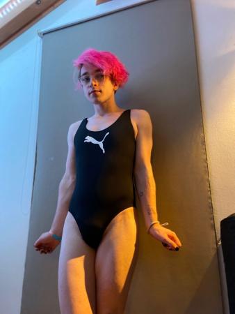 Swimsuit - Little Femboy in a Swimsuit~ - Porn Videos & Photos - EroMe