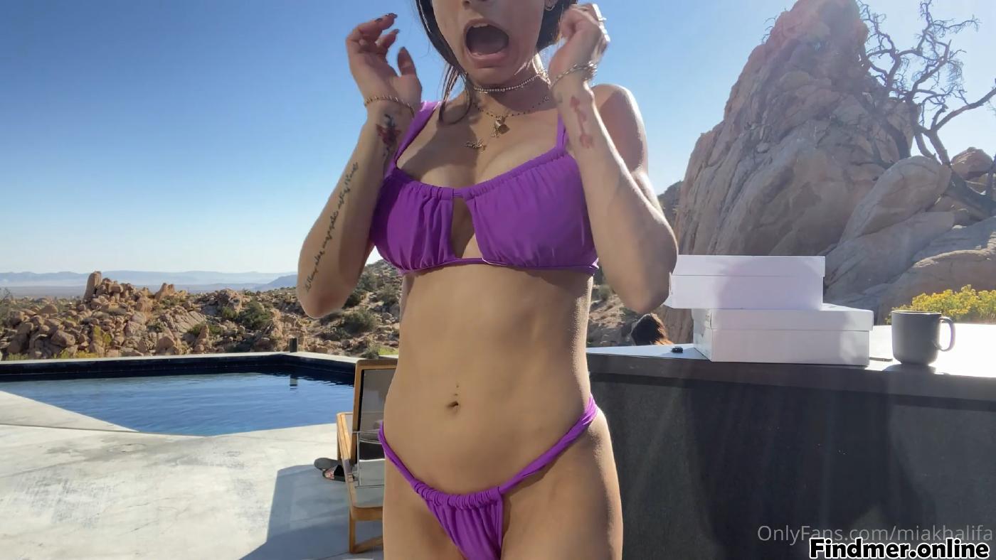 Mia Khalifa Bikini Modeling Outtakes Video Leaked #AkWWWmjF