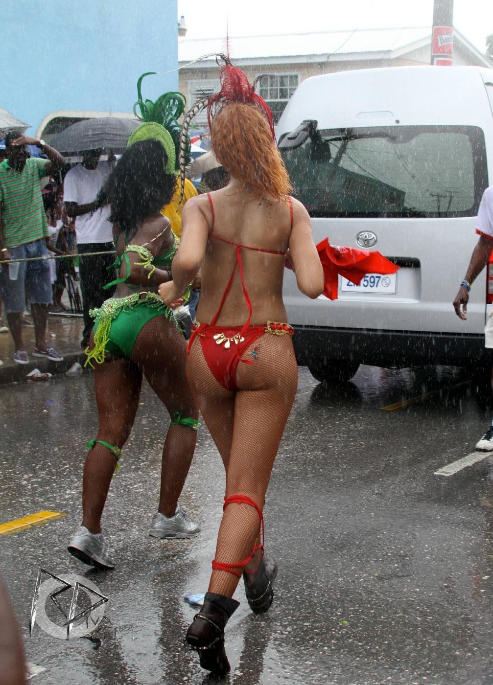Rihanna Bikini Tease Barbados Festival Photos Leaked #YRzSzleB