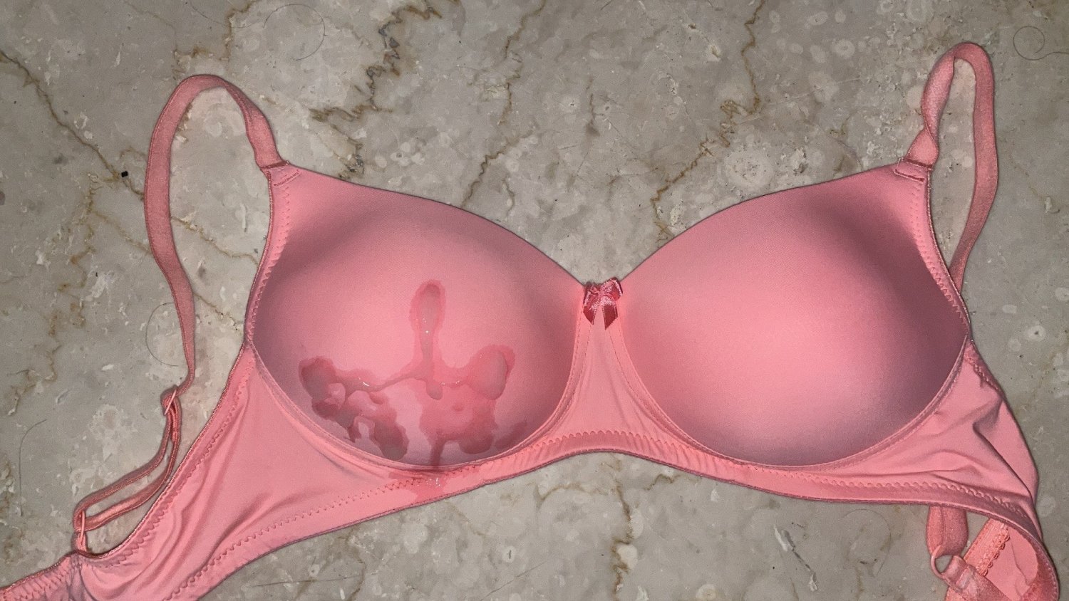 blasted my thick load of gf&apos;s sexy 32C <b>pink</b> <b>bra</b> 💦 #z0wTG8qL.